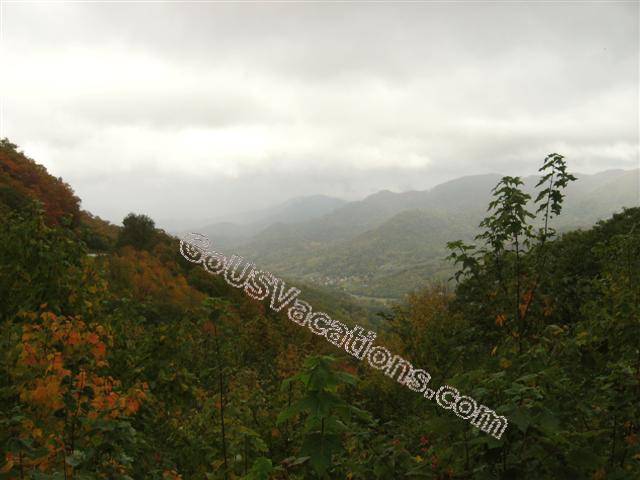 Foggy Valley and Mountain Overlook - Fall Blue Ridge Parkway vacation