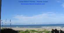 Cocoa Beach from Ocean Landings Condo Balcony - Atlantic Ocean