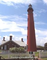 Daytona Ponce de leon Lighthouse at Ponce Inlet south of Daytona Beach, Forida
