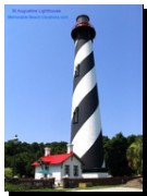 To St Augustine Beaches and Attractions Page Including Lighthouse Photo