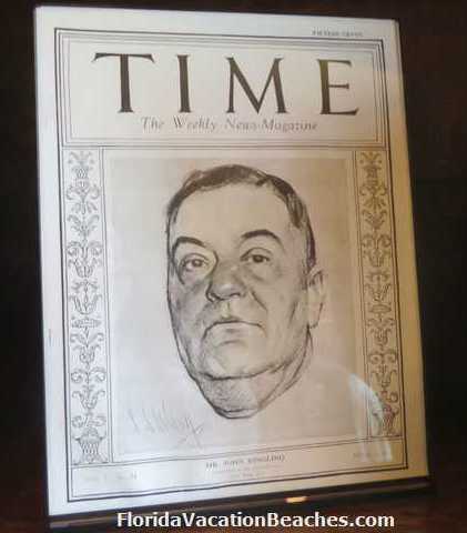 John Ringling on cover of Time Magazine - at time he was the richest man in America