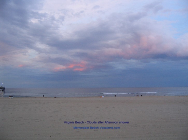 Clouds after Afternoon Shower - Virginia Beach - on Virginia Vacation Beach Screensaver pg