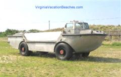 Historic Amphibious Naval Vehicle on Naval Base - Virginia Beach