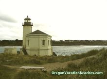 Coquille River Lighthouse - near Bandon Oregon Beaches