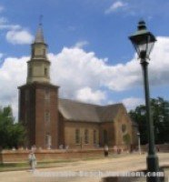 Colonial Williamsburg - Bruton Parish Church - Near Virginia Beach Attraction